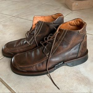 Broder’s Men’s Leather Boots, Brown, Sz 10 US (43)